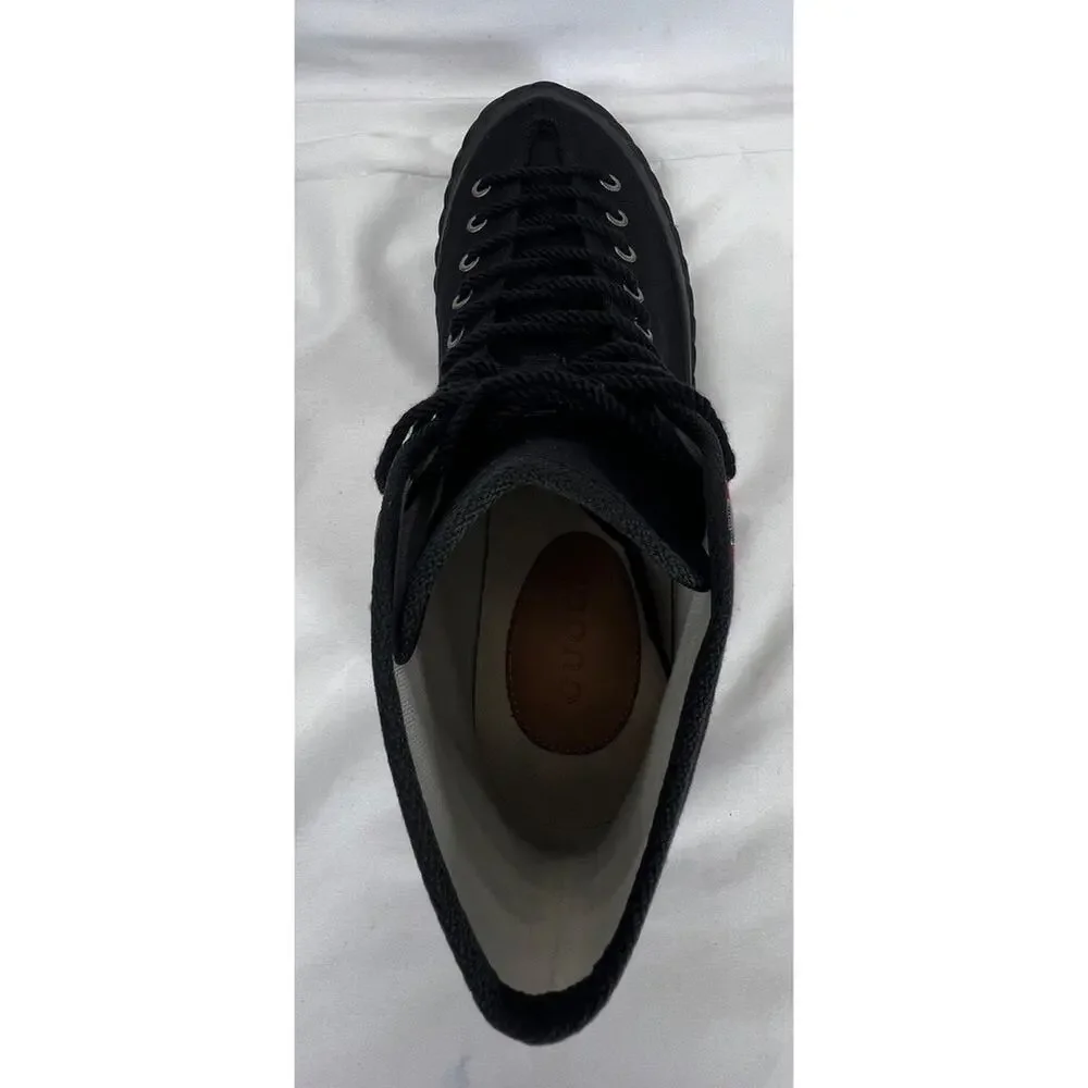 Gucci Interlocking G Hightop Black Sneakers Men's US7.5 SPB-CA 346079